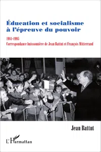 Education et socialisme à l'épreuve du pouvoir 1981-1995_cover