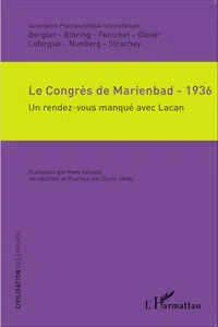 Le Congrès de Marienbad - 1936_cover