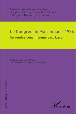 Le Congrès de Marienbad - 1936