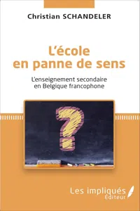 L'école en panne de sens_cover