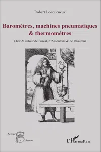 Baromètres, machines pneumatiques et thermomètres_cover