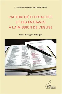 L'actualité du psautier et les entraves à la mission de l'Eglise_cover