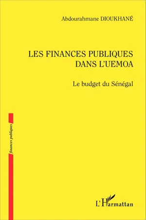 Les finances publiques dans l'UEMOA