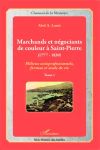 Marchands et négociants de couleur à Saint-Pierre_cover