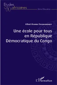 Une école pour tous en République Démocratique du Congo_cover