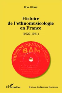 Histoire de l'ethnomusicologie en France_cover