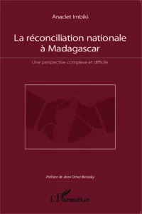 La réconciliation nationale à Madagascar_cover