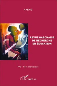 Revue gabonaise de recherche en éducation_cover