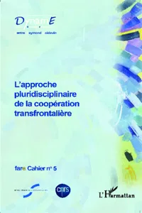 L'approche pluridisciplinaire de la coopération transfrontalière_cover