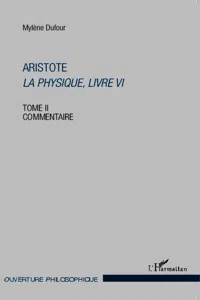 Aristote La physique, Livre VI_cover