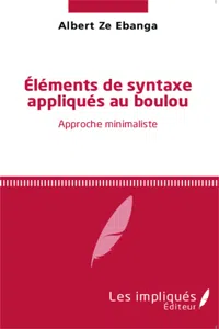 Eléments de syntaxe appliqués au boulou_cover