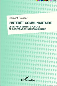 L'intérêt communautaire des établissements publics de coopération intercommunale_cover