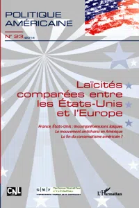 Laïcités comparées entre les Etats-Unis et l'Europe_cover