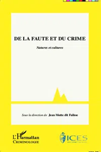 De la faute et du crime_cover