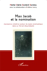 Max Jacob et la nomination_cover