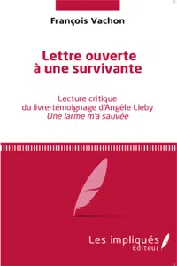 Lettre ouverte à une survivante_cover