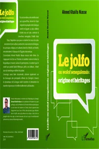 Le jolfo ou wolof senegalensis :_cover