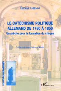 Le catéchisme politique allemand de 1780 à 1850_cover