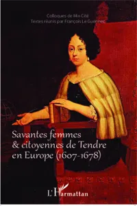 Savantes femmes et citoyennes de Tendre en Europe_cover