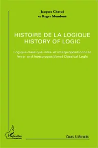 Histoire de la logique / History of logic_cover