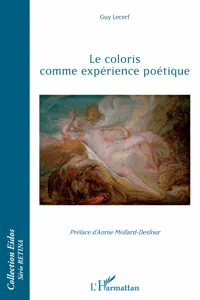 Le coloris comme expérience poétique_cover