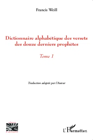 Dictionnaire alphabétique des versets des douze derniers prophètes