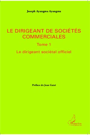 Le dirigeant de sociétés commerciales