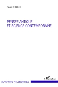 Pensée antique et science contemporaine_cover