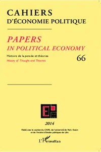 Cahiers d'économie politique 66_cover