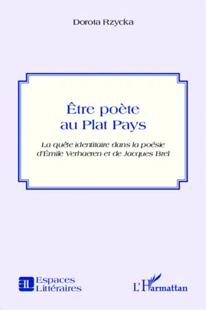 Être poète au Plat Pays