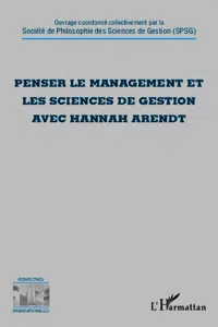 Penser le management et les sciences de gestion avec Hannah Arendt_cover