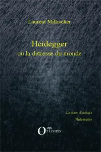 Heidegger ou la détresse du monde_cover