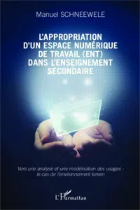 L'appropriation d'un espace numérique de travail dans l'enseignement secondaire_cover