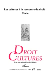 Les cultures à la rencontre du droit : L'Inde_cover