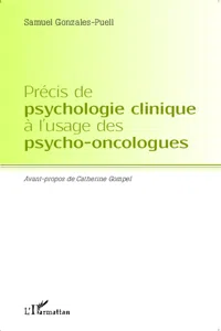 Précis de psychologie clinique à l'usage des psycho-oncologues_cover