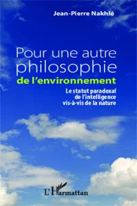 Pour une autre philosophie de l'environnement_cover