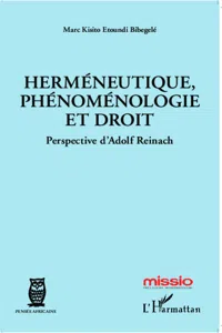 Herméneutique, phénoménologie et droit_cover