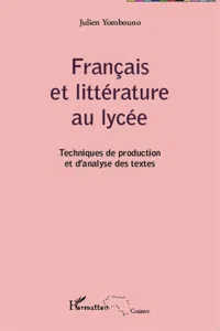 Français et littérature au lycée_cover