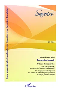 Économie du savoir_cover