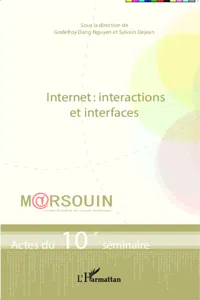 Internet : interactions et interfaces_cover