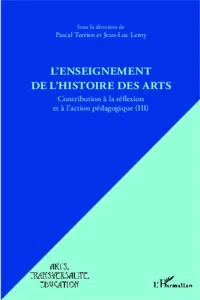 L'enseignement de l'Histoire des Arts_cover