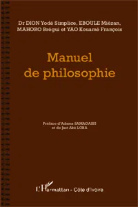 Manuel de philosophie_cover