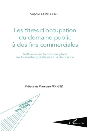 Les titres d'occupation du domaine public à des fins commerciales