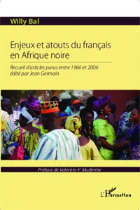 Enjeux et atouts du français en Afrique Noire_cover