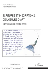 Ecritures et inscriptions de l'oeuvre d'art_cover