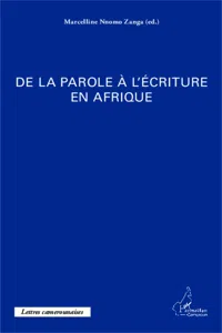 De la parole à l'écriture en Afrique_cover