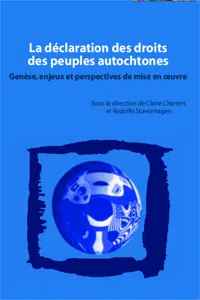 La déclaration des droits des peuples autochtones_cover