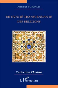 De l'unité transcendante des religions_cover