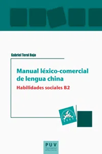 Manual léxico-comercial de lengua china. Habilidades sociales B2_cover