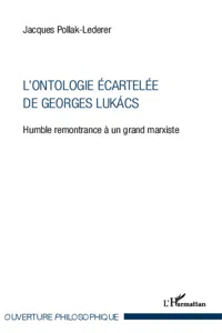 L'ontologie écartelée de Georges Lukács_cover